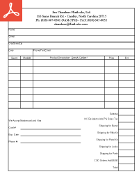 Order Form